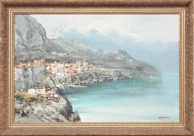 Lot 1071 - Italian School (20th Century) Amalfi coastal...