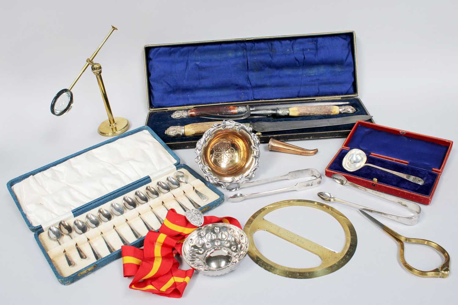 Lot 56 - A Collection of Assorted Silver and Silver...