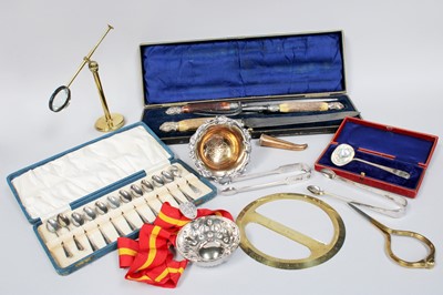 Lot 56 - A Collection of Assorted Silver and Silver...