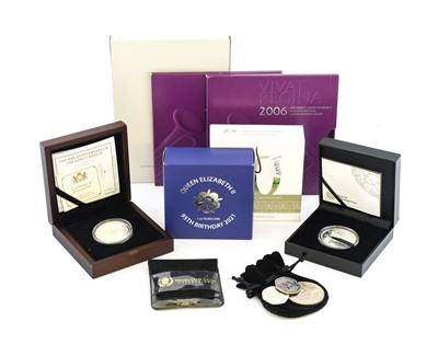 Lot 385 - Collection of Silver and Royal Commemorative...