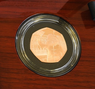 Lot 219 - Royal Mint, Paddington Bear Gold Proof 50p...