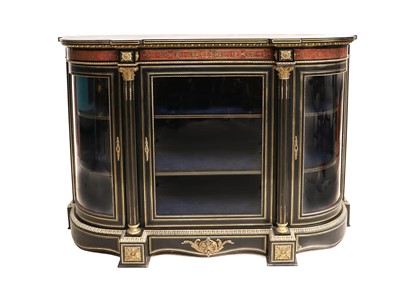 Lot 361 - An Ebonised, Red Tortoiseshell and Gilt...