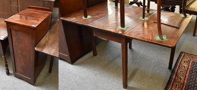 Lot 1278 - A 19th century Mahogany Fitted Dining Room...