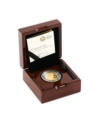 Lot 213 - Royal Mint, Britannia, Gold 1/4oz Proof Coin...