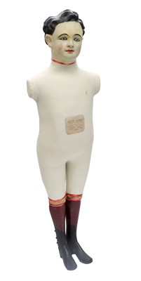 Lot 2185 - Standing Late 19th Century Plaster Mannequin...