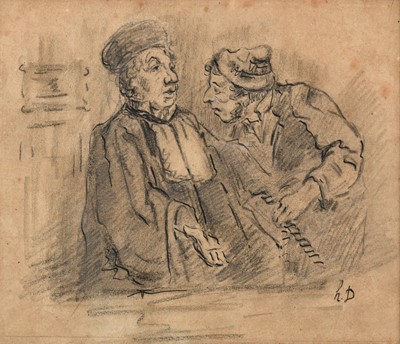 Lot 1131 - Honoré Daumier (1808-1879) French Pleading the...