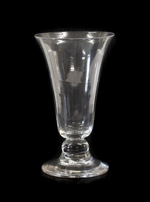 Lot 7 - A Glass Mug, late 18th century, of semi-fluted...