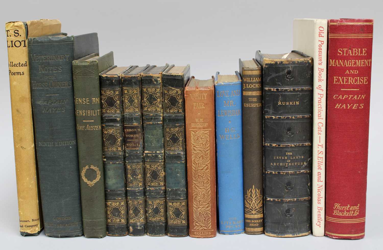 Lot 339 - A Box of Antique Books, Lord Byron, Byron's...