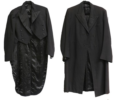 Lot 1314 - Edwardian Topcoat and Victorian Tailcoat