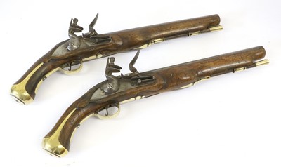 Lot 354 - A Good Brace of Flintlock Holster Horse...