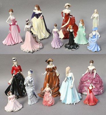 Lot 397 - A Collection of Coalport Ladies, including:...