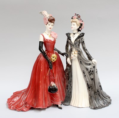 Lot 391 - A Coalport Porcelain Figure Group, Venetian...