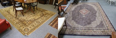 Lot 1090 - Two Machine Made Carpet of Tabriz Design, the...