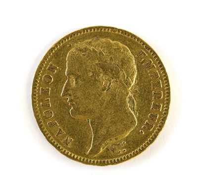 Lot 247 - France, Gold 40 Francs 1812, (.900, 26mm,...