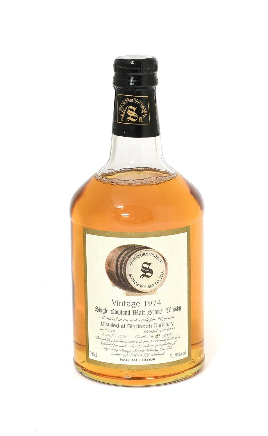 Lot 2179 - Bladnoch 1974 26 Year Old Single Lowland Malt...