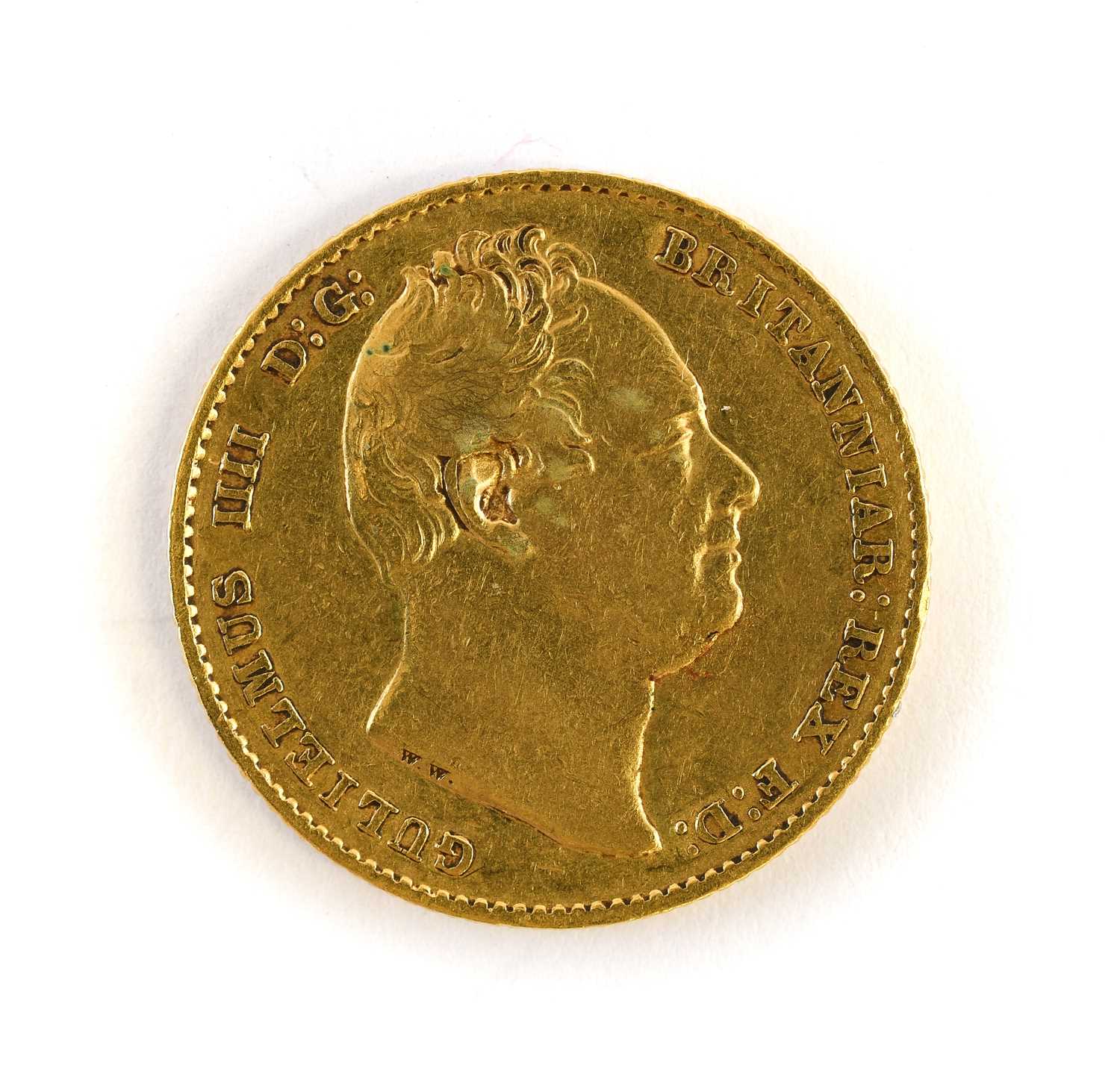 Lot 138 William IV, Sovereign 1836, obv. second bust