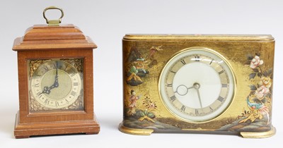 Lot 439 - A 1930's Chinoiserie Mantel Timepiece,...