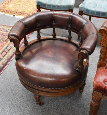 Lot 1212 - A 19th century Rosewood and Brown Studded...