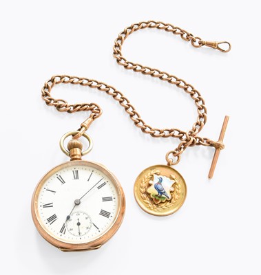 Lot 272 - A 9 Carat Open Faced Waltham Pocket Watch,...