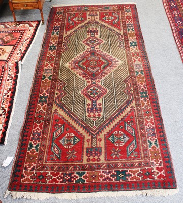 Lot 1030 - A Sarab Rug, the lozenge-shaped field with...