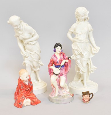 Lot 378 - Two Royal Worcester Figures of Classical...