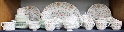 Lot 348 - A Minton Haddon Hall Pattern Dinner/Tea Service