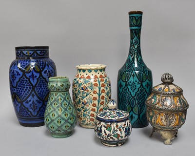 Lot 267 - A Quantity of Moroccan and Turkish Earthenware,...