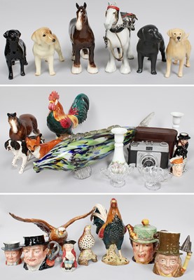 Lot 349 - A Selection of Beswick animals 'Cockerel'...