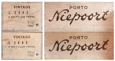Lot 2151 - Niepoort 2005 Vintage Port (twelve bottles)