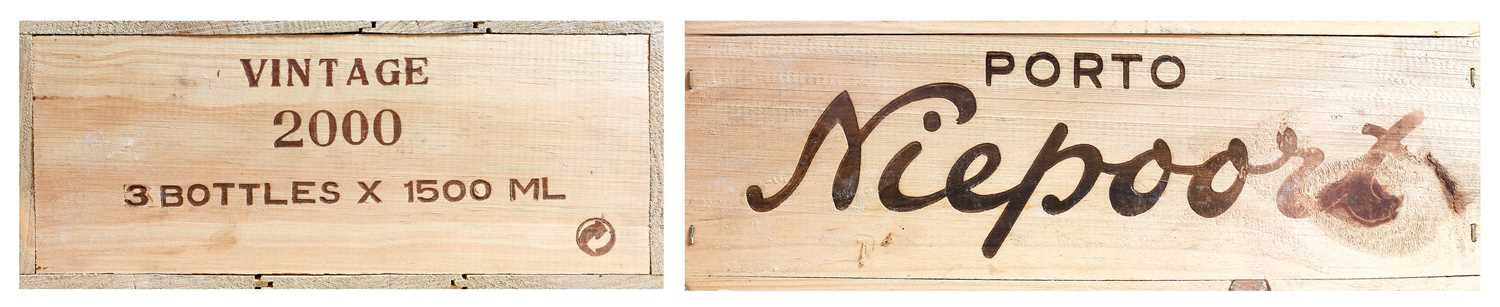 Lot 2149 - Niepoort 2000 Vintage Port (three magnums)