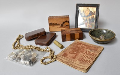 Lot 254 - A Tray of Assorted Collectables, including two...