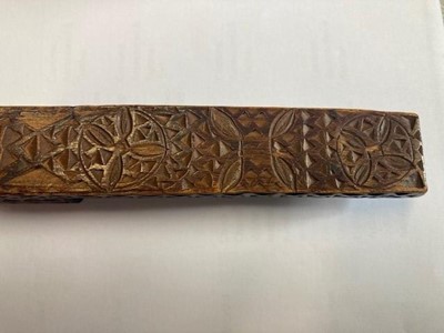 Lot 2101 - A 19th Century Knitting Stick, with...