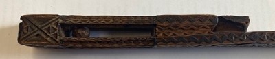 Lot 2101 - A 19th Century Knitting Stick, with...