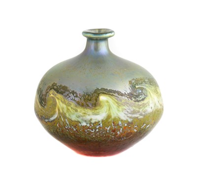 Lot 243 - A Studio Glass Vase, by Norman Stuart Clarke,...
