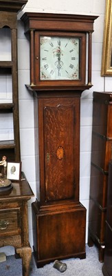 Lot 1263 - An Oak Thirty-Hour Longcase Clock Signed...