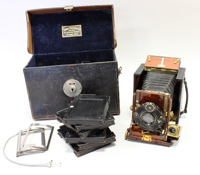 Lot 158 - Sanderson 1/4 Plate Camera