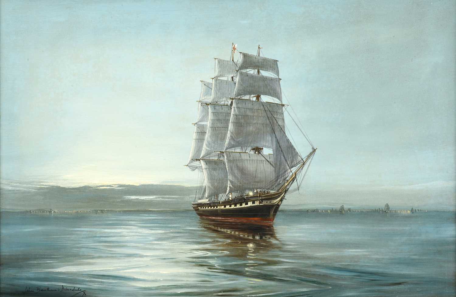 Lot 652 - John Bentham-Dinsdale (1927-2008) "Becalmed,...