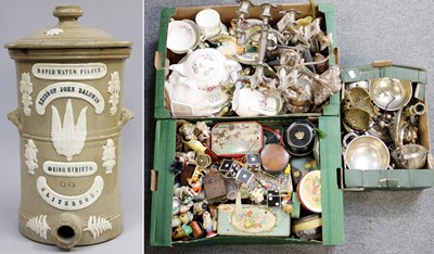 Lot 447 - Assorted Ceramics, Silver Plate and...