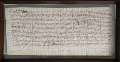 Lot 31 - Manuscript Indentures. Two seventeenth century...