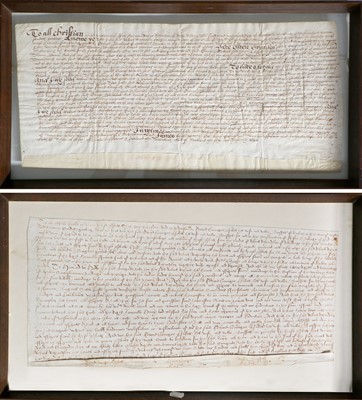 Lot 31 - Manuscript Indentures. Two seventeenth century...