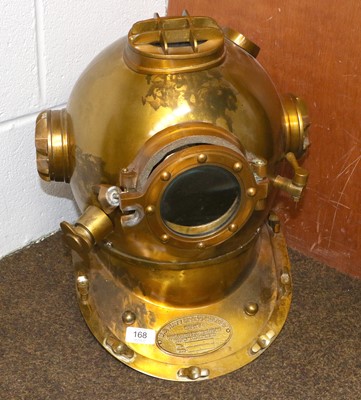 Lot 168 - A Copy of a US Navy Diving Helmet Mk.V,...