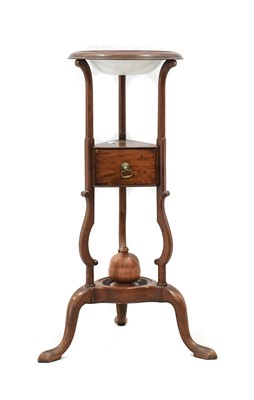 Lot 1266 - A Georgian Mahogany Wash Stand, including a...