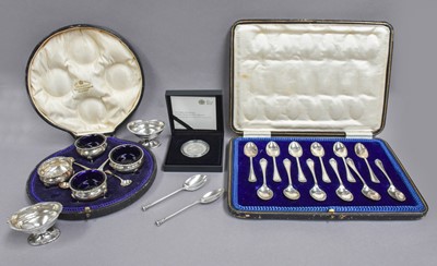 Lot 58 - A Collection of Assorted Silver, comprising a...