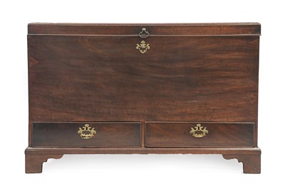 Lot 739 - A George III Mahogany Chest, late 18th century,...