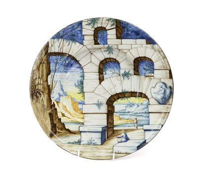 Lot 107 - A Maiolica Charger, 2nd half 17th century,...