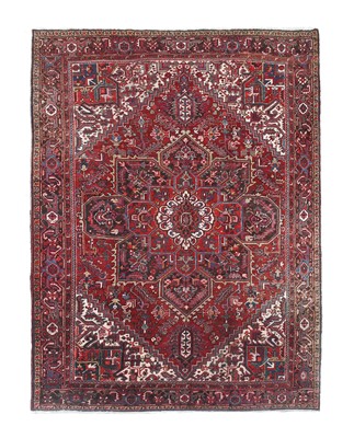 Lot 159 - Heriz Carpet North West Iran, circa 1930 The...