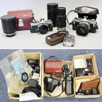 Lot 143 - Olympus OM1 Cameras