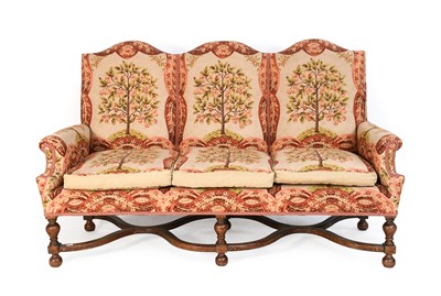 Lot 894 - A Queen Anne Style Three-Seater Sofa, early...