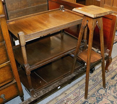 Lot 1136 - A Victorian Pine Three Height Chest of Drawers,...