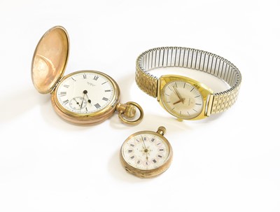 Lot 287 - A Gold Plated Centre Seconds Zenith Wristwatch,...